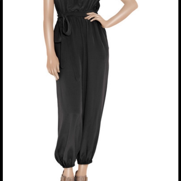 Marc by Marc Jacobs Simone Silk Crepe Jumpsuit - Picture 2 of 7